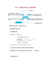 2022届高考生物一轮复习第1单元细胞的概述细胞的分子组成第2讲细胞中的无机物糖类和脂质学案新人教版