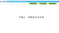 高三生物大二轮专题复习课件：专题三 细胞的生命历程3.1