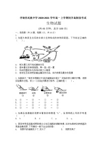 云南省昆明市寻甸县民族中学2020-2021学年高一上学期初升高衔接考试生物试卷含答案