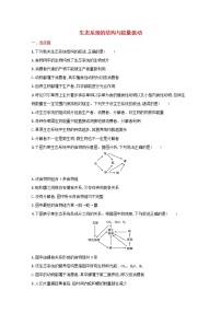 新教材高考生物一轮复习考点规范练31生态系统的结构与能量流动含解析新人教版