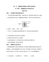 高中生物浙科版 (2019)必修1《分子与细胞》第二节 细胞膜控制细胞与周围环境的联系精练