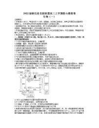 2022届湖北省名校联盟高三上学期核心模拟卷生物试题（一）word