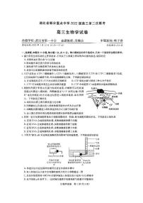 湖北省部分重点中学2021-2022学年高三上学期第二次联考试题生物PDF版含答案