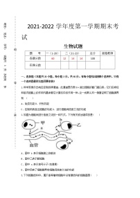 广东省湛江市2021-2022学年高一上学期期末考试生物无答案