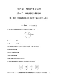 2020-2021学年第一节 细胞通过分裂增殖第1课时复习练习题