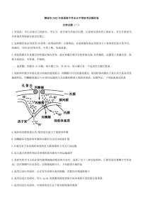 2022届山东省聊城高三一模生物试卷无答案