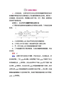 高考生物一轮对点训练:6-3 光合作用与细胞呼吸的关系 a Word版含解析