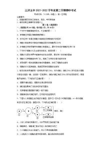 重庆市江津第五中学校2021-2022学年高一下学期半期考试生物试题（含答案）