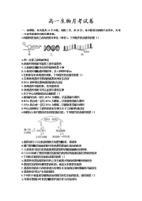 2021山东省临朐县实验中学高一下学期6月月考生物试题含答案