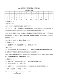 生物-2022年高考考前押题密卷（江苏卷）（参考答案）