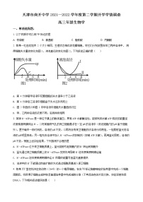 精品解析：天津市南开中学2021-2022学年高三下学期第四次学情调研生物试题（原卷版）