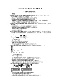 2023年高考生物一轮复习课时练28《植物的激素调节》(含答案)