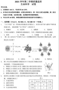 2022届上海市金山区高二（高三）等级考二模生物试题（含答案）