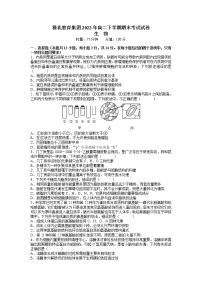 2022长沙雅礼教育集团高二下学期期末考试生物试卷含答案