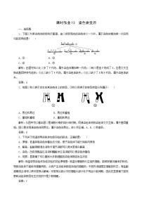 人教版 (2019)必修2《遗传与进化》第5章 基因突变及其他变异第2节 染色体变异随堂练习题