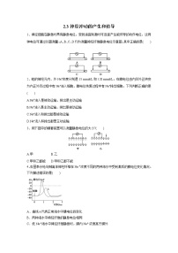 2020-2021学年第3节 神经冲动的产生和传导精练