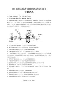 2023湖北省云学新高考联盟学校高二上学期9月联考试题生物PDF版含答案（可编辑）