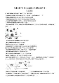 2022天津市耀华中学高三上学期第二次月考生物试题含答案