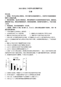 河南省安阳市2022-2023学年高三上学期调研考试生物试题(Word版含答案)