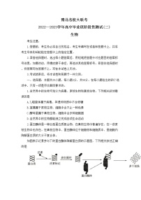 河南省豫北名校大联考2022-2023学年高三上学期阶段性测试（二）生物试卷