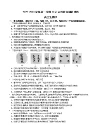 2023南京六校联合体高三上学期10月联合调研生物试题含答案