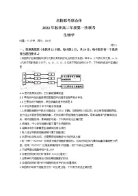 湖南省名校联考联合体2022-2023学年高二生物上学期第一次联考试卷(Word版附答案)