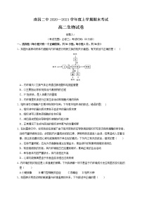 2021南昌二中高二上学期期末考试生物试题含答案