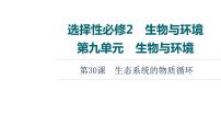 人教版高考生物一轮总复习选择性必修2第9单元第30课生态系统的物质循环课件