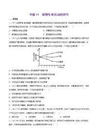 【五年高考真题】最新五年生物高考真题分项汇编——专题10《植物生命活动的调节》(2023全国卷地区通用)