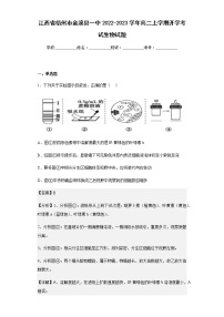 江西省梧州市金溪县一中2022-2023学年高二上学期开学考试生物试题含答案