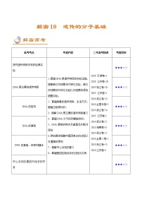 高中生物解密10 遗传的分子基础（讲义）-【高频考点解密】2021年高考生物二轮复习讲义+分层训练