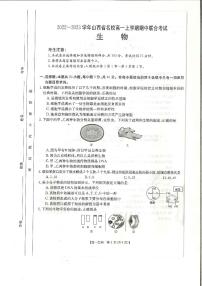 2023山西省名校高一上学期期中联合考试生物试题PDF版含答案