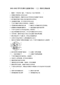 2021-2022学年天津市五校联考高一（上）期末生物试卷（含答案解析）