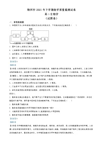 2021-2022学年湖南省郴州市高二上学期期末教学质量监测生物试题  （解析版）