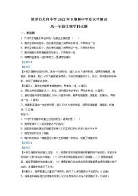 四川省遂宁市射洪市太和中学2022-2023学年高一生物上学期期中试题（Word版附解析）