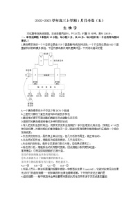 2022-2023学年湖南省长沙市雅礼中学高三上学期1月月考卷（五）生物学试题（word版）