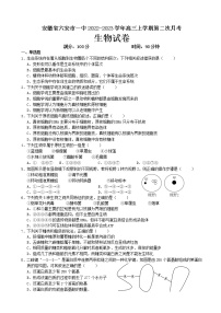 2023届安徽省六安市一中高三上学期第二次月考生物试卷（word版）