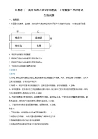 2022-2023学年吉林省长春市十一高中高一上学期第三学程考试生物试题（解析版）