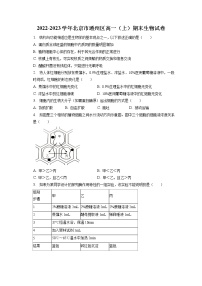 2022-2023学年北京市通州区高一（上）期末生物试卷（含答案解析）