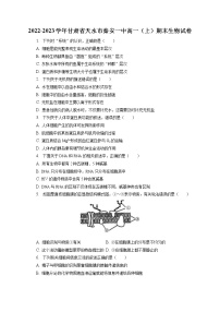 2022-2023学年甘肃省天水市秦安一中高一（上）期末生物试卷（含答案解析）