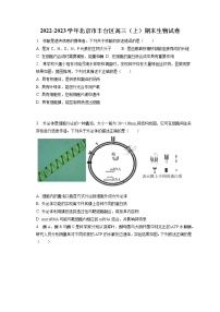 2022-2023学年北京市丰台区高三（上）期末生物试卷（含答案解析）