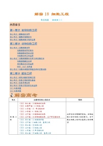 18 细胞工程（讲义）——【高考二轮复习】2023年高考生物全面复习汇编（教师版+学生版）