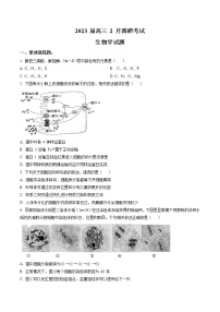 江苏省连云港市2022-2023学年高三下学期2月调研考试生物试题+答案