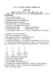 2023实验中学、东北育才学校、鞍山一中、大连八中、大连二十四中五校高三上学期期末联考生物试题含答案