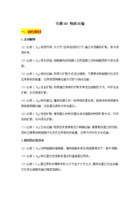 专题03 物质运输——【备考2023】高考生物必背知识点梳理（全国通用）