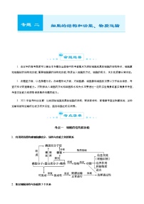 高中生物高考 2021届高考二轮精品专题二 细胞的结构和功能、物质运输 教师版