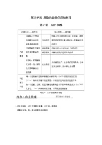 高中生物高考第7讲　ATP和酶