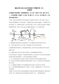 2022-2023学年湖南省长沙市雅礼中学高三下学期月考（六）生物学试题（PDF版）