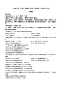 2023葫芦岛普通高中高三下学期一模试题生物含答案