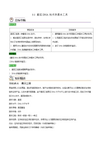 选择性必修3第1节 重组DNA技术的基本工具当堂检测题